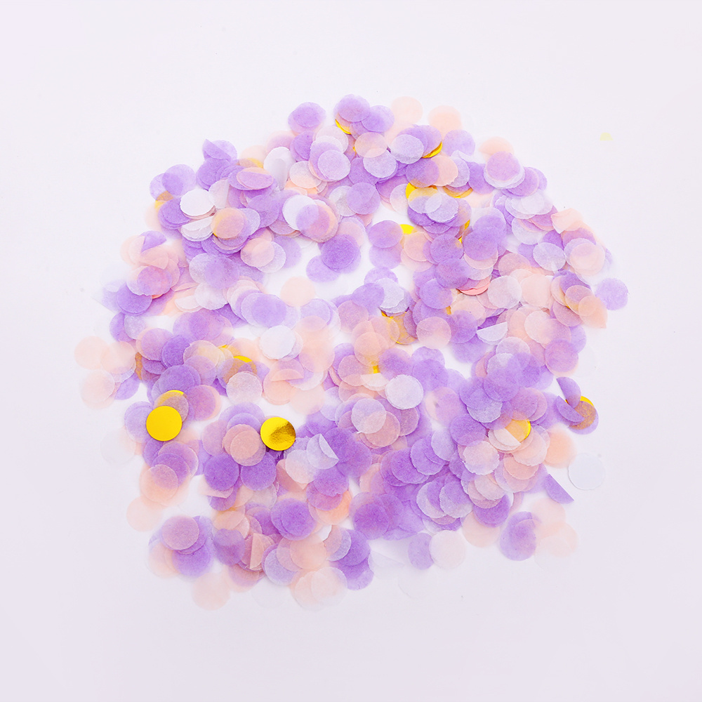 Purple Push Popper Confetti  Cannon Wedding Confetti Poppers for Graduation Gender Reveal Baby Shower