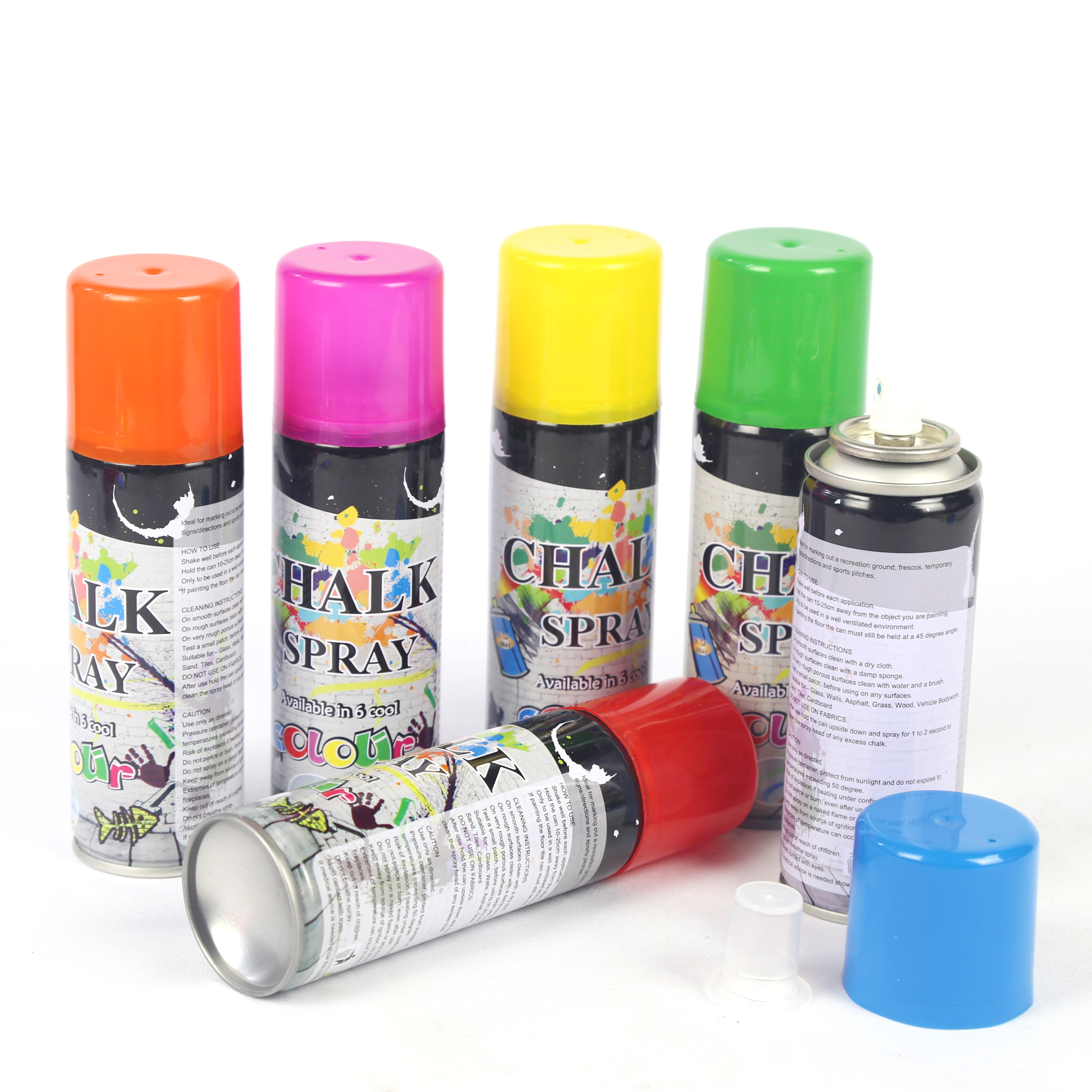 175ml washable temporary marking chalk spray paint