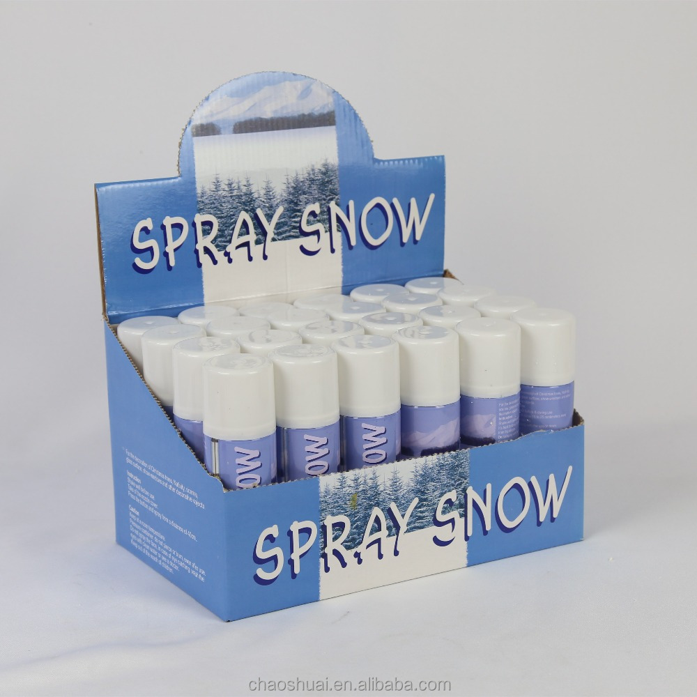 window decor artificial snow spray