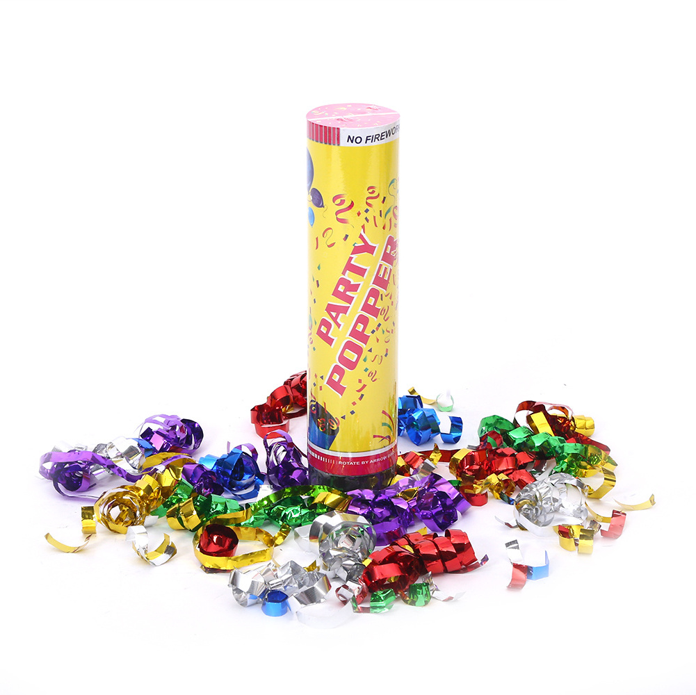 funny party accessory metallic streamer confetti poppers