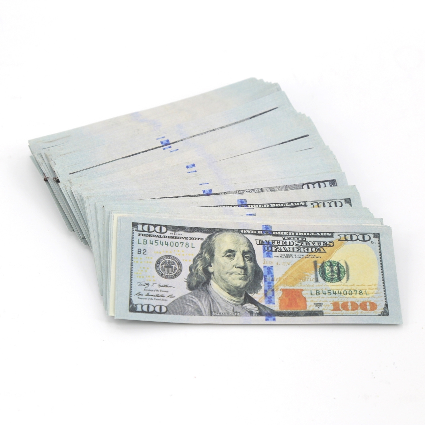 2020 new product automatic printed dollar euro money gun props notes toy gun