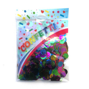 confetti metallic foil paper confetti shapes decoration poly bag packing confetti