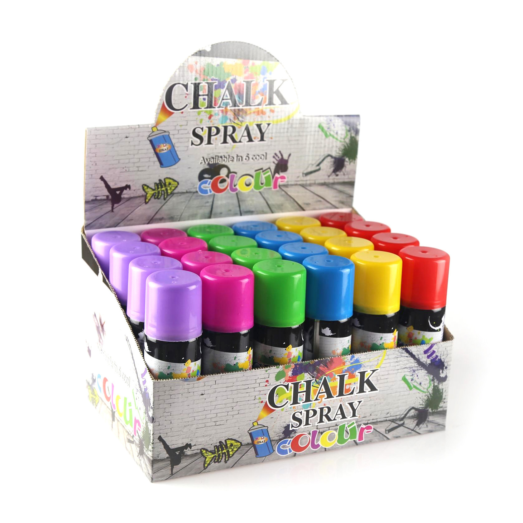 175ml washable temporary marking chalk spray paint