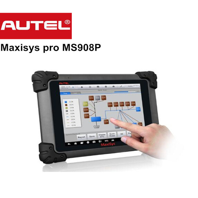 Authorized Dealer Auto Car Diagnostic Machine Autel Maxisys Pro Ms908P J2534 Interface with ECU Coding