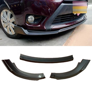 Toyota Vios 2013-2017 Front Lip Chin Body Kit Car retrofit front bumper spoiler front shovel Matte black