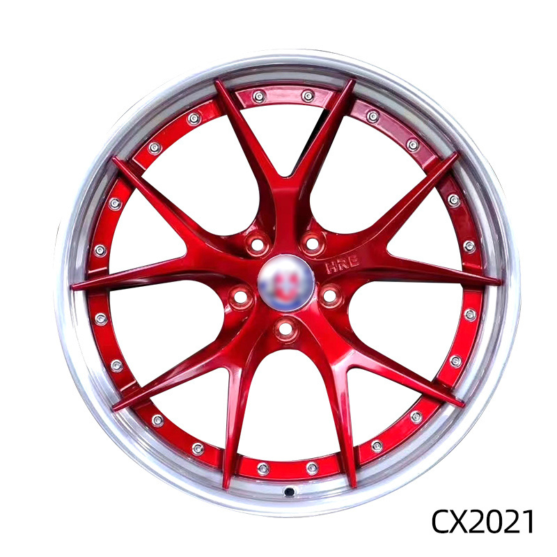 y Amazing design custom 18~22 Forged wheels polish 2  pieces deep dish flower rim for luxury car