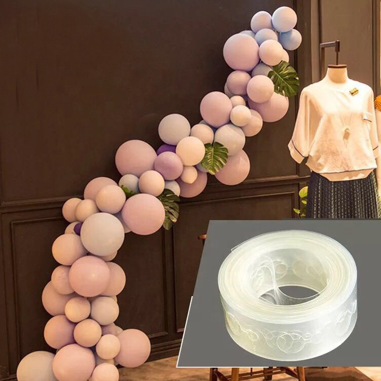 Wholesale party decoration accessories garland chain ballon tape strip balloon arch kit