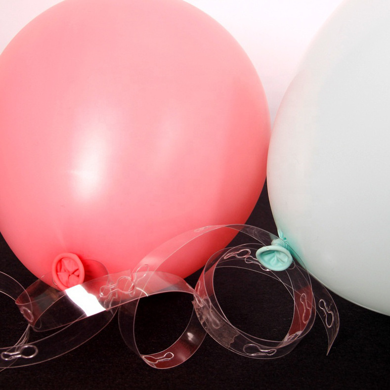 Wholesale party decoration accessories garland chain ballon tape strip balloon arch kit