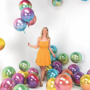 Aluminium foil balloon big ballon qualatex pastel wedding balloons happy party graduation balloons in bulk