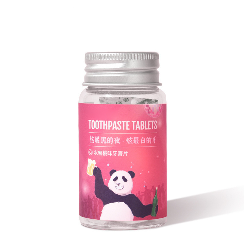 OEM/ODM Toothpaste Tablets Teeth Whitening Charcoal Remove Smoke Stains Bad Breath Fresh Mouthwash