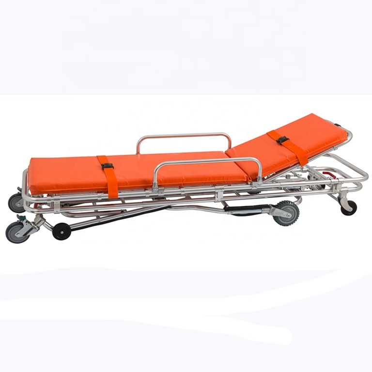 Wholesale Portable folding hospital patient transfer bed ambulance stretcher CY-F607