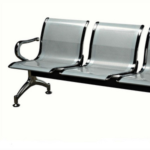 hot sales  hospital waiting room stainless steel 3-seater waiting chair