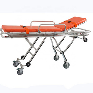 Wholesale Portable folding hospital patient transfer bed ambulance stretcher CY-F607