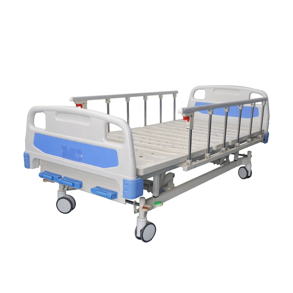 3 Crank Manual Medical  Patient Bed Treatment Examination Couch Stretcher Medical Bed Hospital Bed for Hospital Clinic