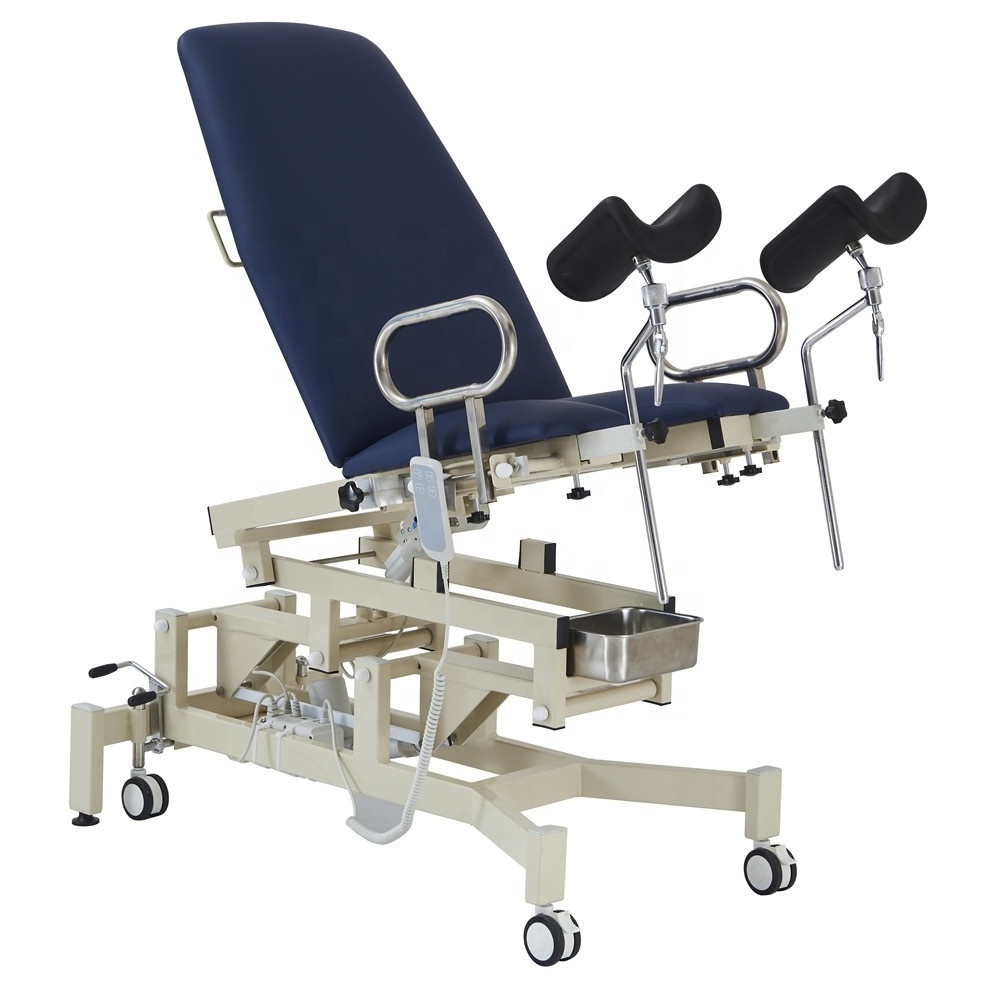 3-section Gynecological treatment chair Gynecological Table with stirrups