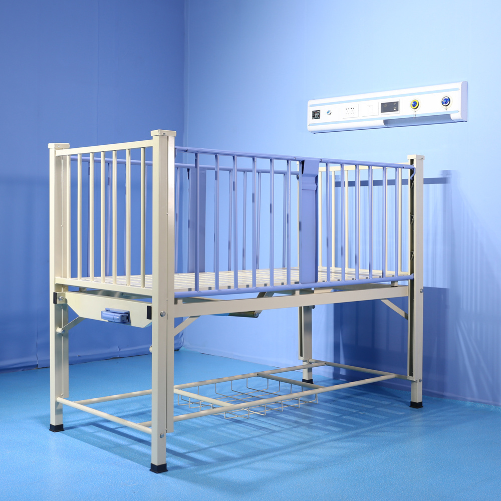 Convertible kid furniture baby crib  bassinet pediatric hospital bed kid cot metal children bed for sale