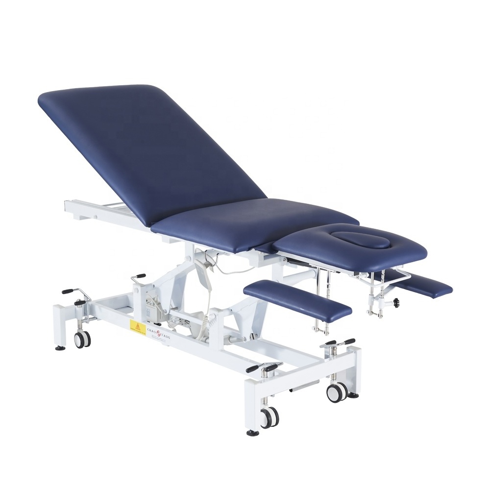 5 Section Multifunction  Electrical Used Massage Table Examination Couch Physiotherapy Bed Drop Osteopathic Chiropractic Table