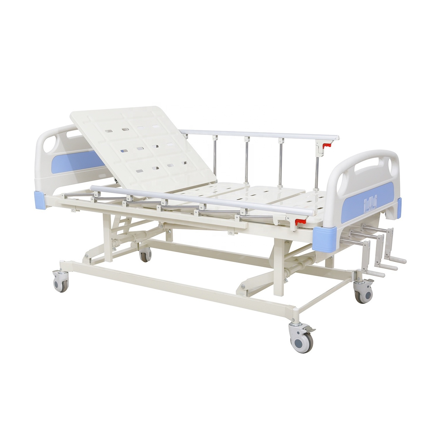 3 Crank Manual Medical  Patient Bed Treatment Examination Couch Stretcher Medical Bed Hospital Bed for Hospital Clinic