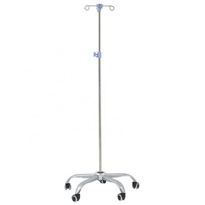 Medical hanging iv drip stand Hospital iv pole for infusion tranfusion Saline Stand SP-41