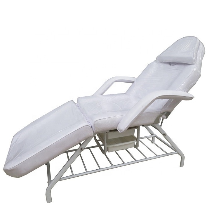 Spa Beauty Portable Massage Couch Facial Bed Folding Thai White Massage Table for Sale