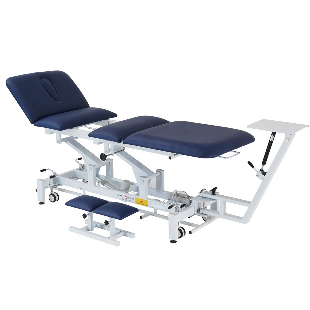 Hospital furniture multifunctional chiropractic decompression treatment table lumbar traction bed CY-C101F