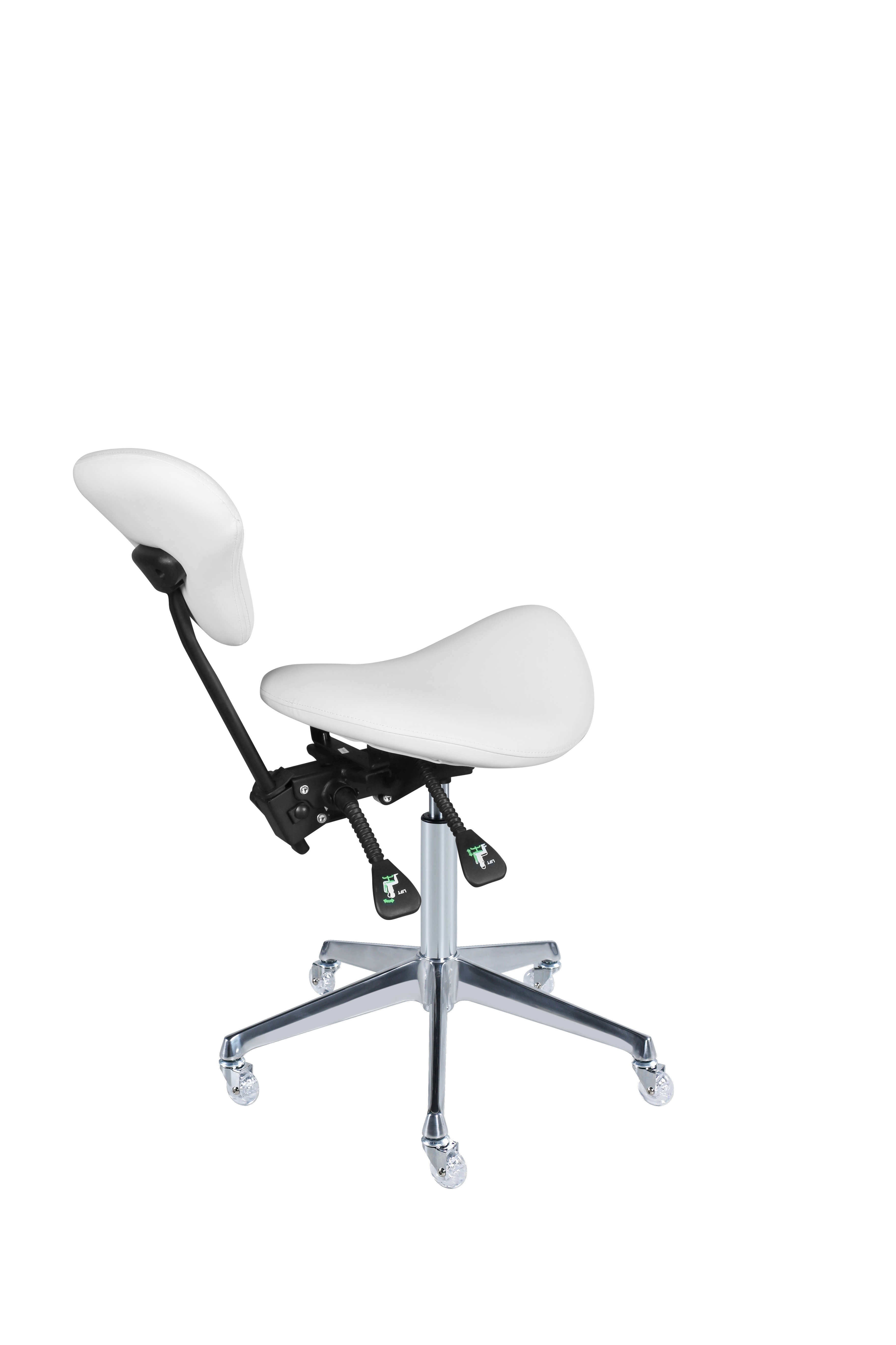 Saddle Stool for Medical Massage Salon Kitchen Spa Drafting Lab Clinic Dentist Ergonomic Hydraulic Seat Chair Office Stool Chair