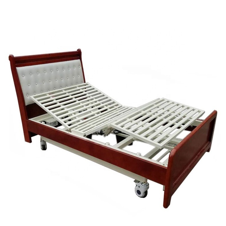 luxury full electric wooden modern electric hospital nursing home care bed for elder CY-B213