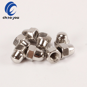 Full Size Cap Nut M3 M4 M5 M6 M8 M10 304 Stainless Steel Decorative Cover Blind Nut Cover Hexagonal Dome Cap Nut