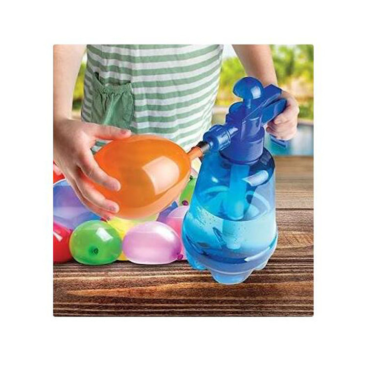 Water/air Balloon Pumping Station 500 Balloons Water Filler Balloon Pump Toy PVC Bottle Party Decorations Unisex Set Party Decor