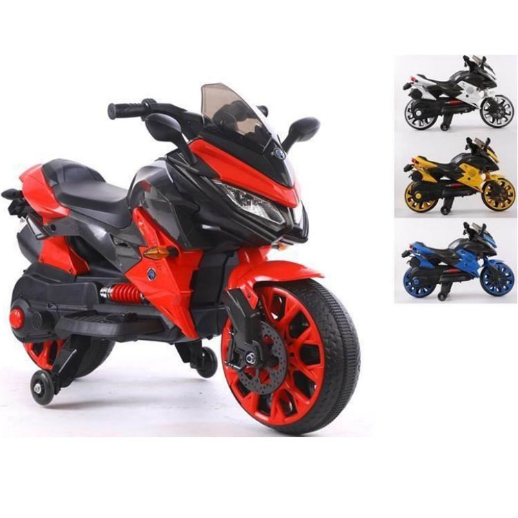 Promotional outdoor play 12v ride on motorcycle car plastic electric car toy for kids