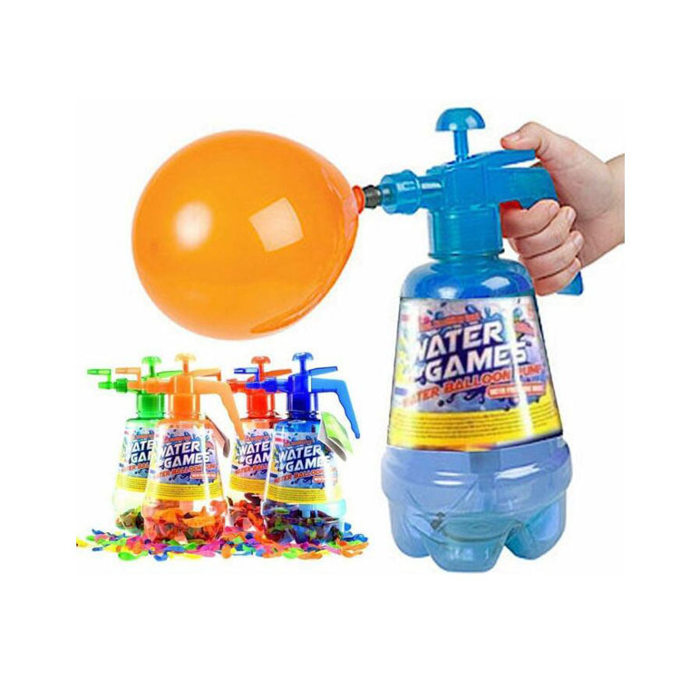 Water/air Balloon Pumping Station 500 Balloons Water Filler Balloon Pump Toy PVC Bottle Party Decorations Unisex Set Party Decor