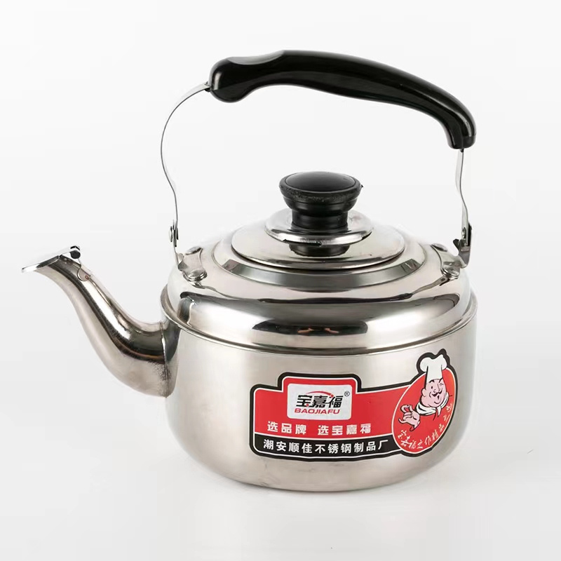 High Quality Household Stainless Steel Whistling Kettle Thickened Teapot Water Kettle Gas Induction Cooker Wholesale