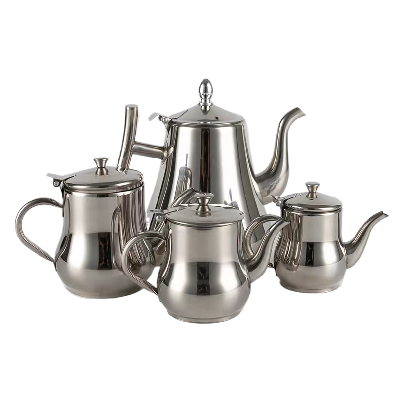 High Quality Stainless Steel Teapot Water Kettles Arabic Turkish Coffee Pot Induction Cooker With Infuser For Party Camping