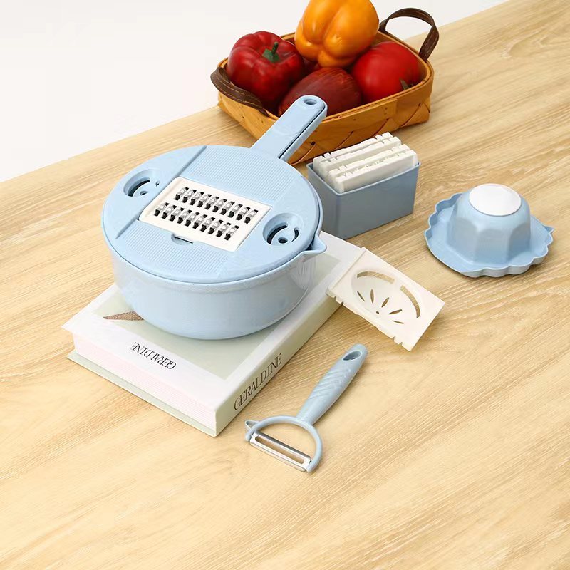 Kitchen Accessories 12in1 Multi-functional Mini Vegetable Potato Carrot Chopper Kitchen Cutting Machine Cheese Grater