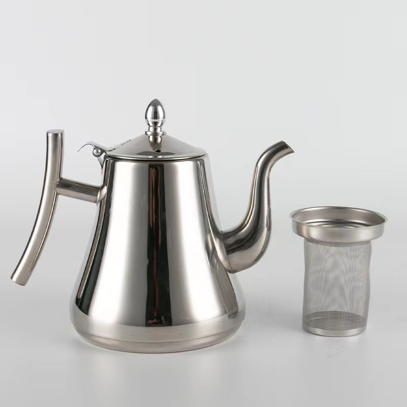 High Quality Stainless Steel Teapot Water Kettles Arabic Turkish Coffee Pot Induction Cooker With Infuser For Party Camping