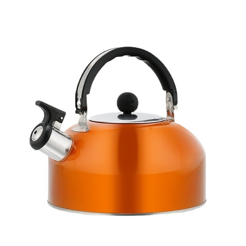 Promotion colorful Water Kettle metal Teapots Stainless Steel Whistling Kettle