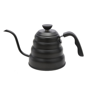 High Quality Coffee Kettle 304 Stainless Steel Cloud Teapot Hand Brewed Coffee Pot Coffee Maker With Thermometer