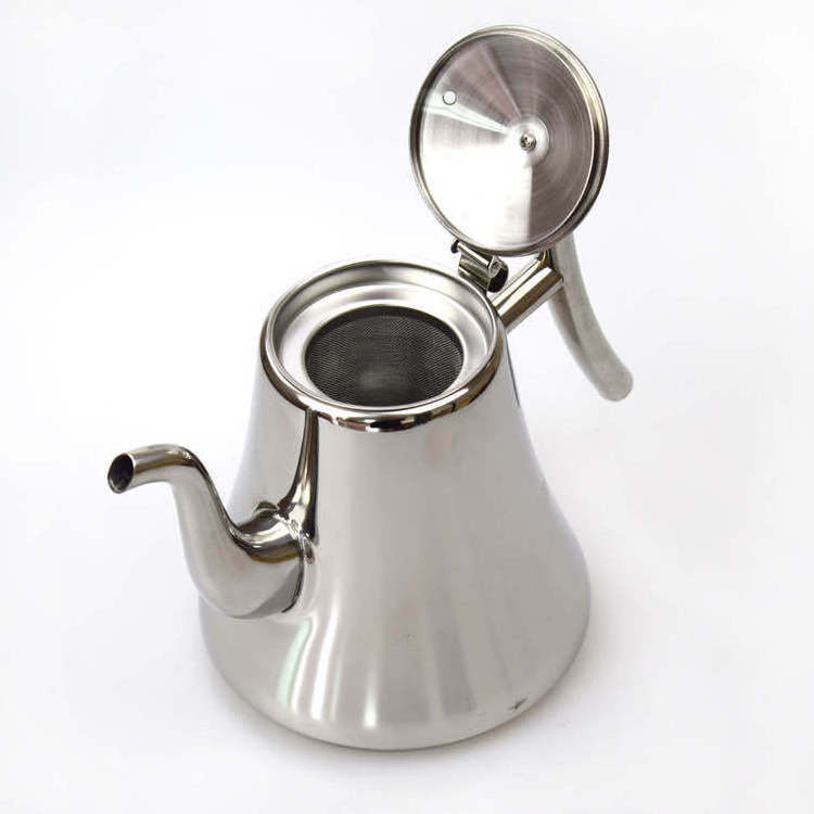 High Quality Stainless Steel Kettle Thickened Teapot Water Boiling Whistling Pot Grip Kettle Coffee Teapot With Strainer