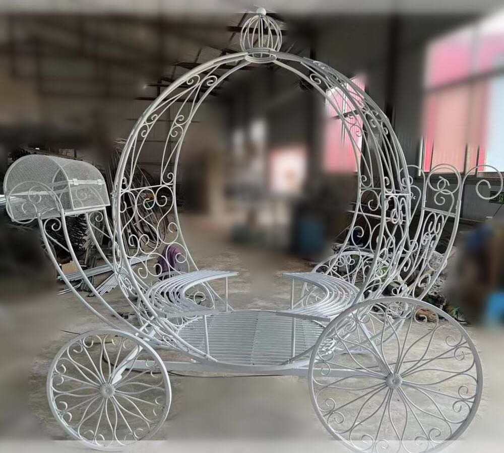 Wedding carriage elegant event decoration Cinderella pumpkin carriage