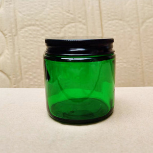 Green Glass Candle Jars Soy Wax for Candle Making Technology Wholesale Price Glass Candle Holder Jar Soy Wax Melt Cubes Pillar