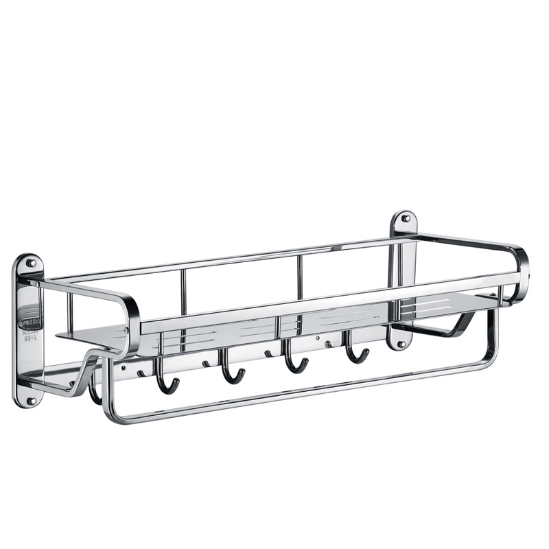 New design storage rack 304 stainless steel towel holder rack rail