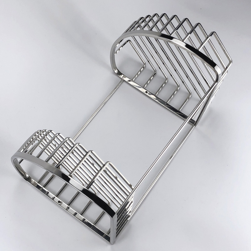 Wall mounted bathroom shelves stainless steel shelf shower caddy