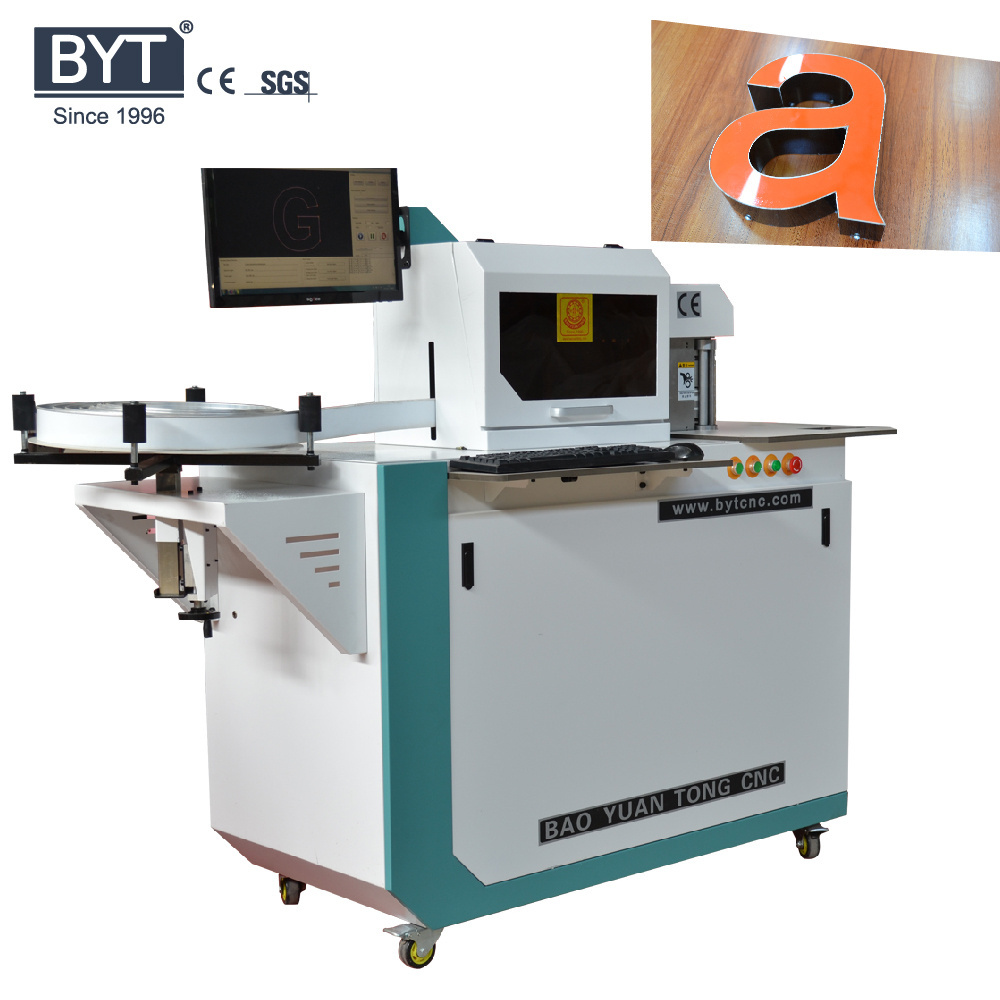 Automatic 3d CNC led Metal/Aluminum Sign/Stainless Steel Profile Channel Letters Notching Bending Machines Price