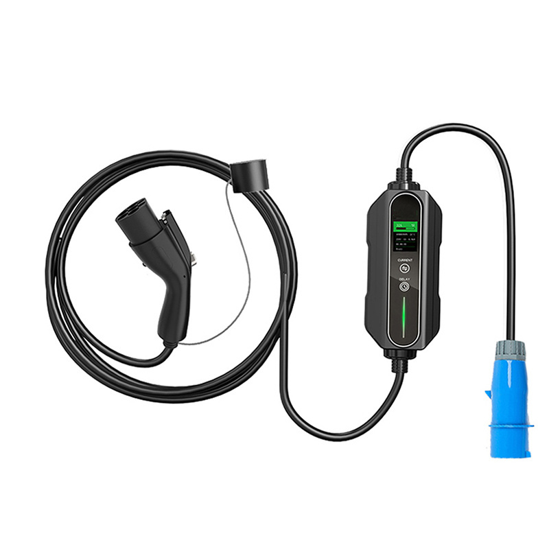 GBT Electric Car Charger Station Single Phase 32a Mobile Ev Charger  7Kw GBT Portable Charging Station for BYD