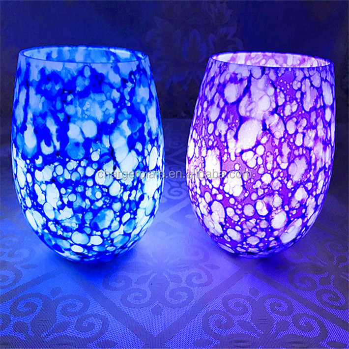 Wholesale Elegant Tealight Votive Glass Candle Cup Glass Candle Holder for Decoration