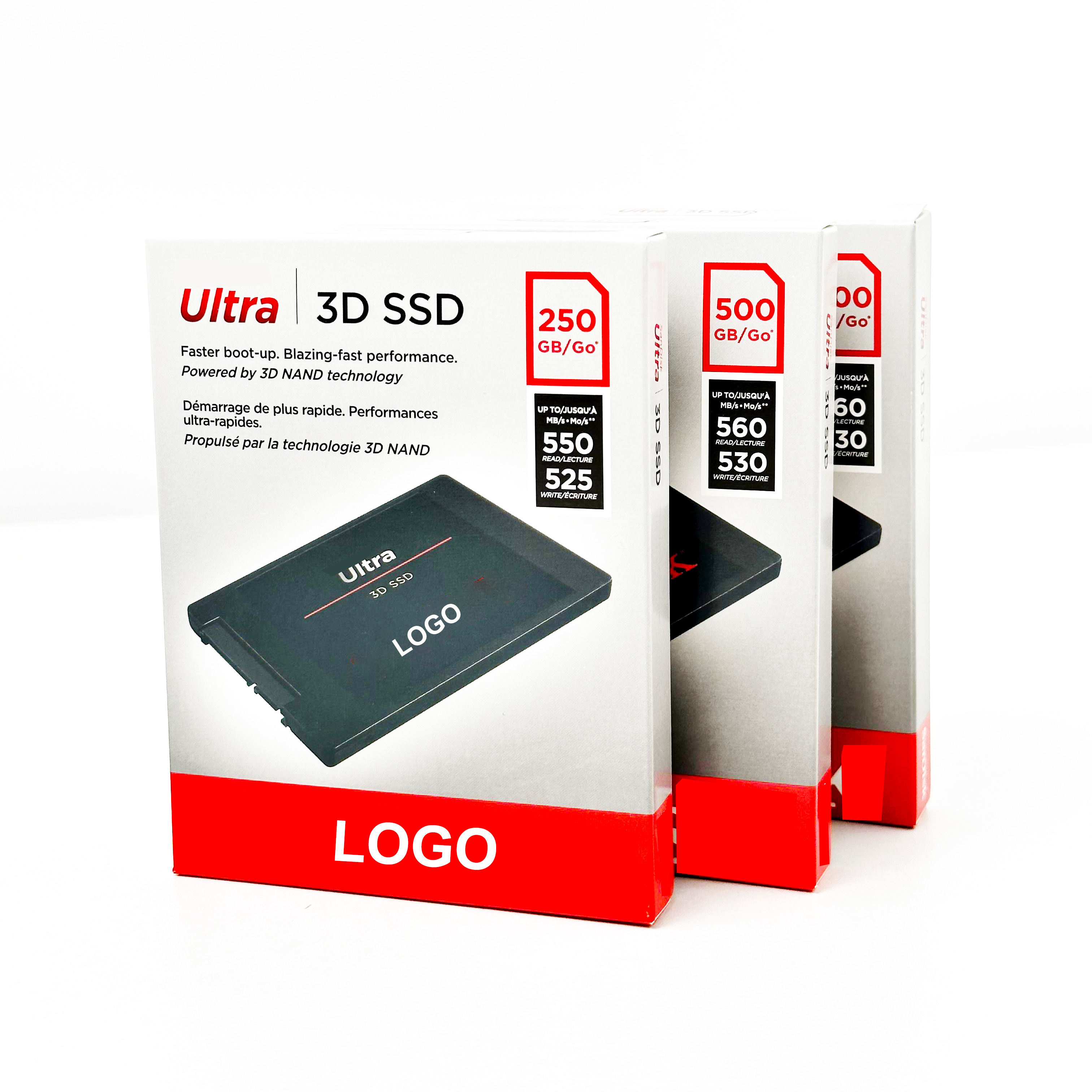 High Quality  250gb 500gb 1tb 2tb Sata3 Ssd 2.5 Inch Bulk Ssd Hard Drives