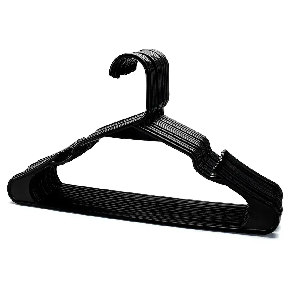 CHARISMA  Plastic Hangers Space Saving Durable Coat Hanger with Shoulder Grooves for Everyday Standard Use