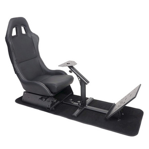 New Style Racing Simulator Cockpit Gaming Chair with Footrest Compatible with All Consoles for Enhanced Gaming Experience