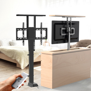 New 32-70 inch Height Adjustable Remote Control Electric System TV stand Under the Bed TV Lift Support for Automatic TV