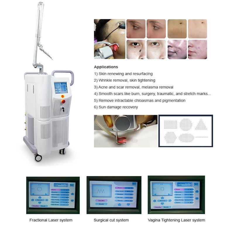 2023 Newst rf co2 fraction laser machine Fotona 4d stretch marks Vaginal Tightening  laser co2 fraccionado